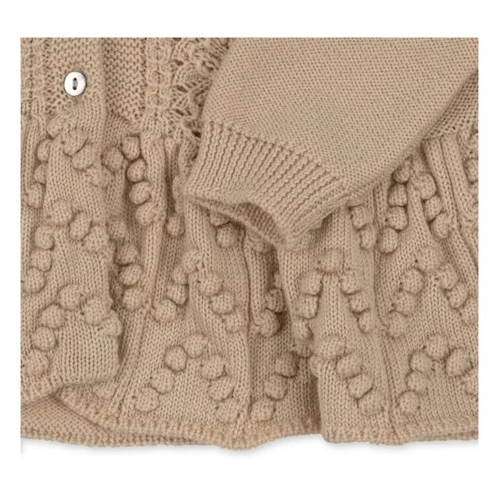 Konges Sløjd Cardigan Mérinos Cabby | Beige