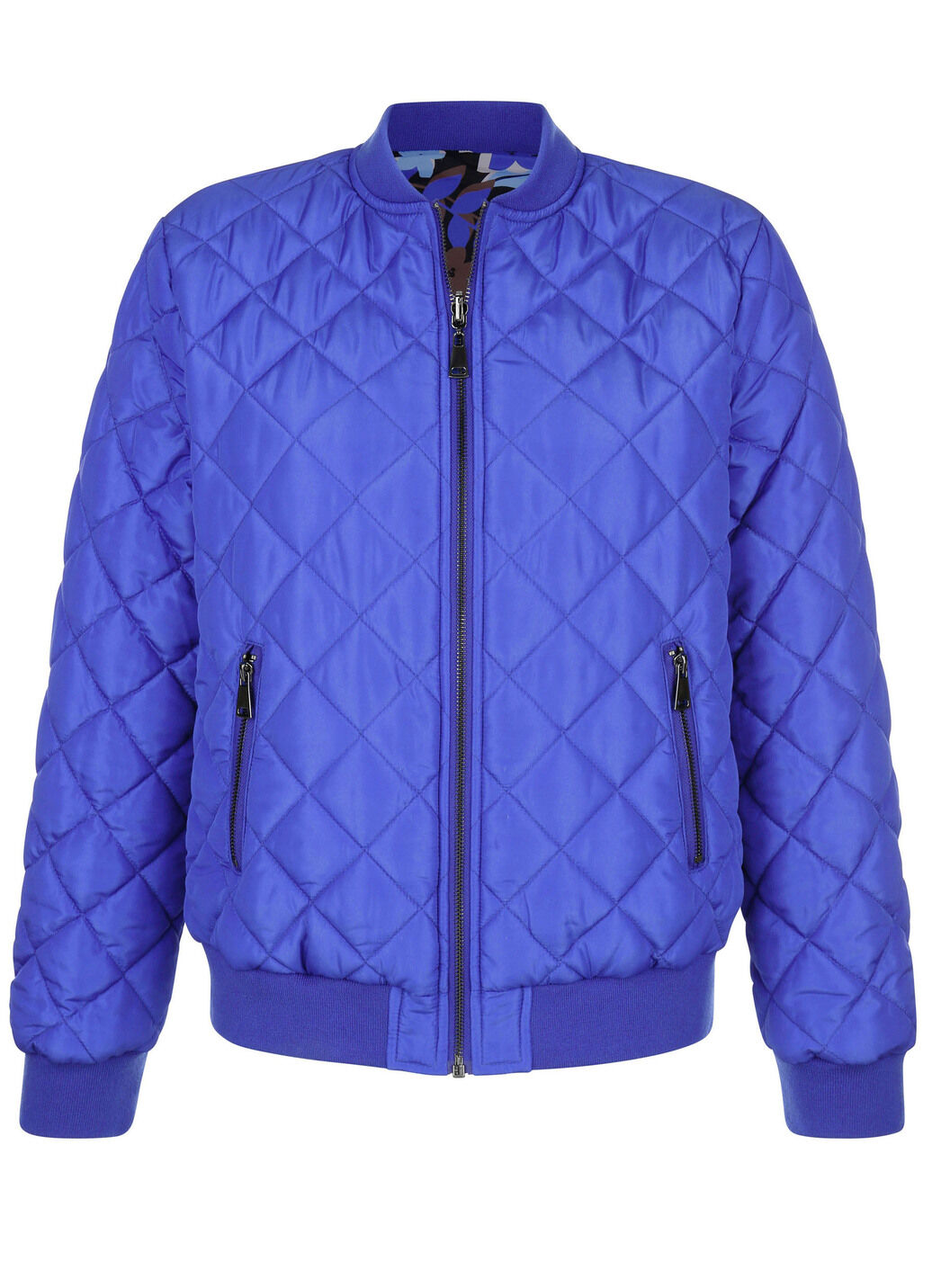 Wendeblouson mit Rippenstrickbündchen