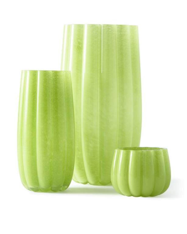 POLSPOTTEN Melon vaas M groen