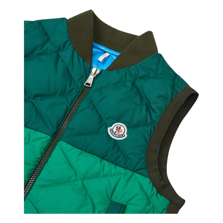 Moncler Veste Sans Manches Bokkai | Vert foncé