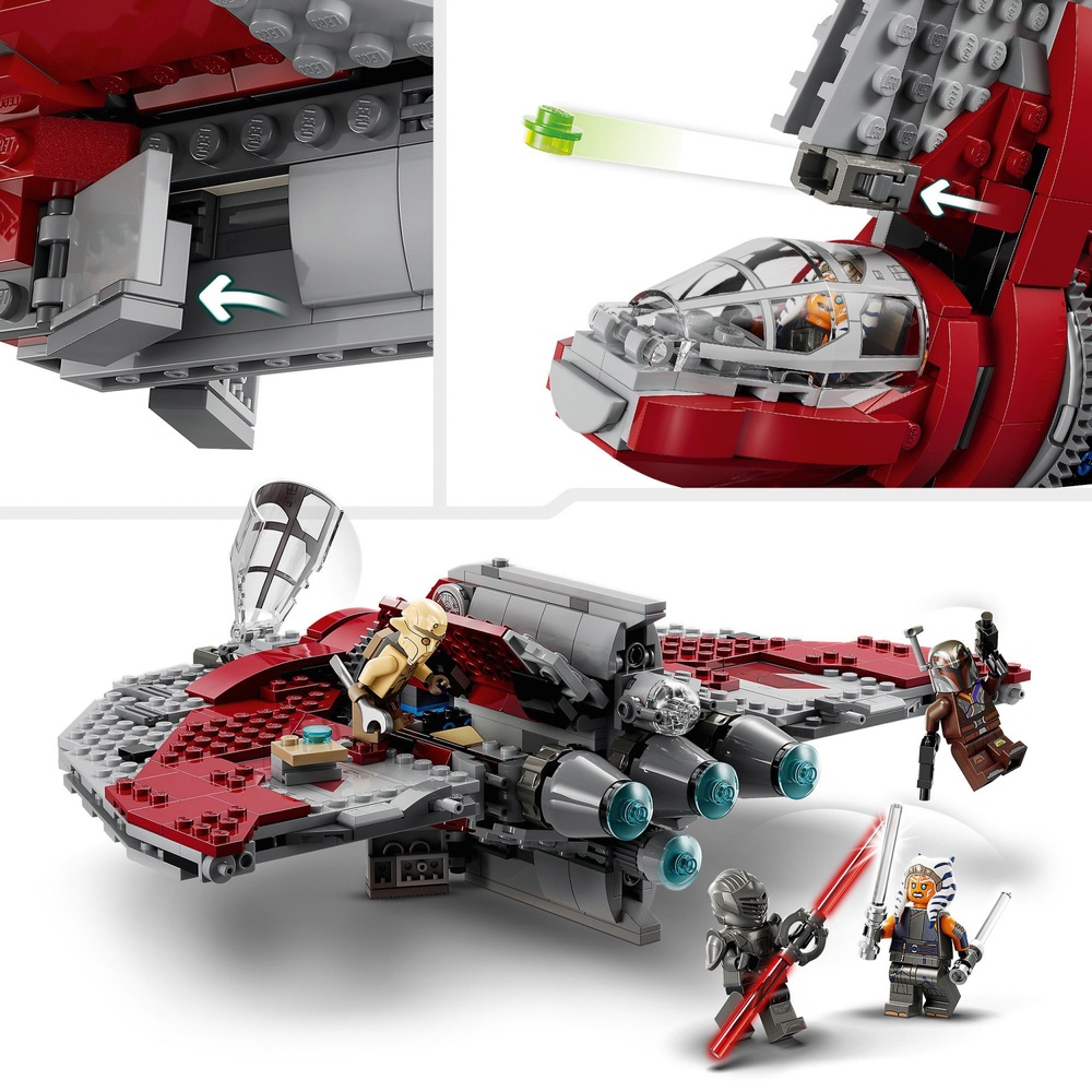 LEGO Star Wars 75362 Ahsoka Tanos T-6 Jedi Shuttle Set