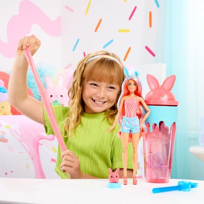 Barbie Pop Reveal Dukke Animal Party Kanin