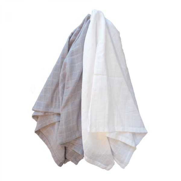 Muslinfiltar 2-pack Grå GOTS Summerville Organics