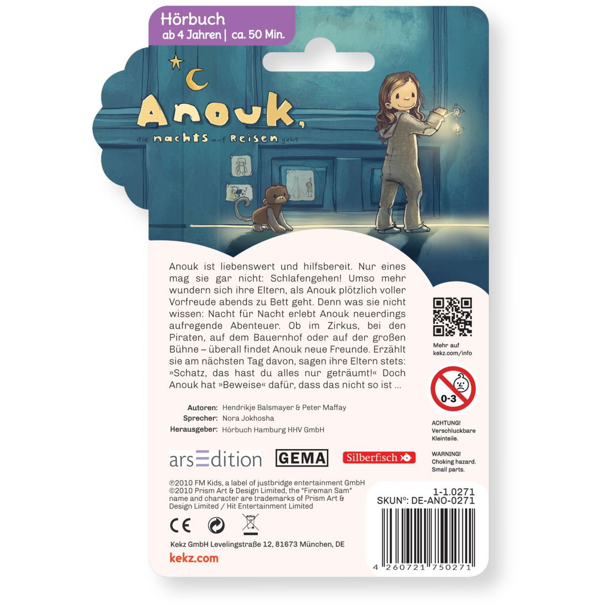 KekzKekz   Audiochip Anouk die nachts auf Reisen geht