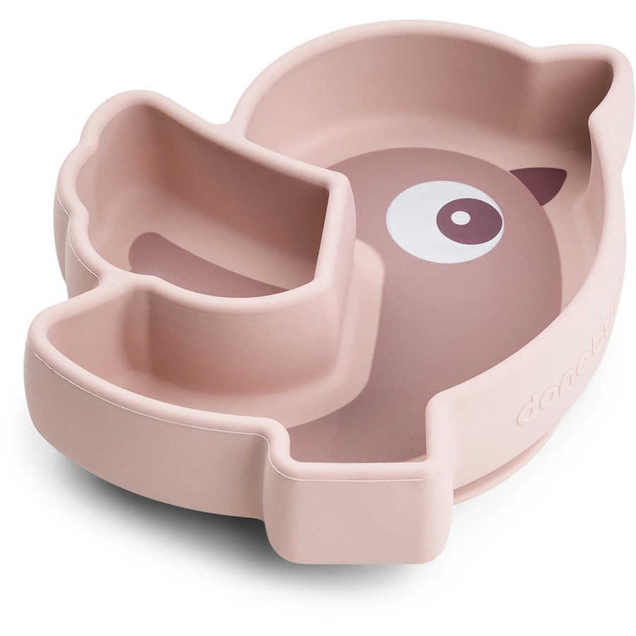 Done by Deer™ Snackteller Silikon Stick&Stay in Birdee Rosa