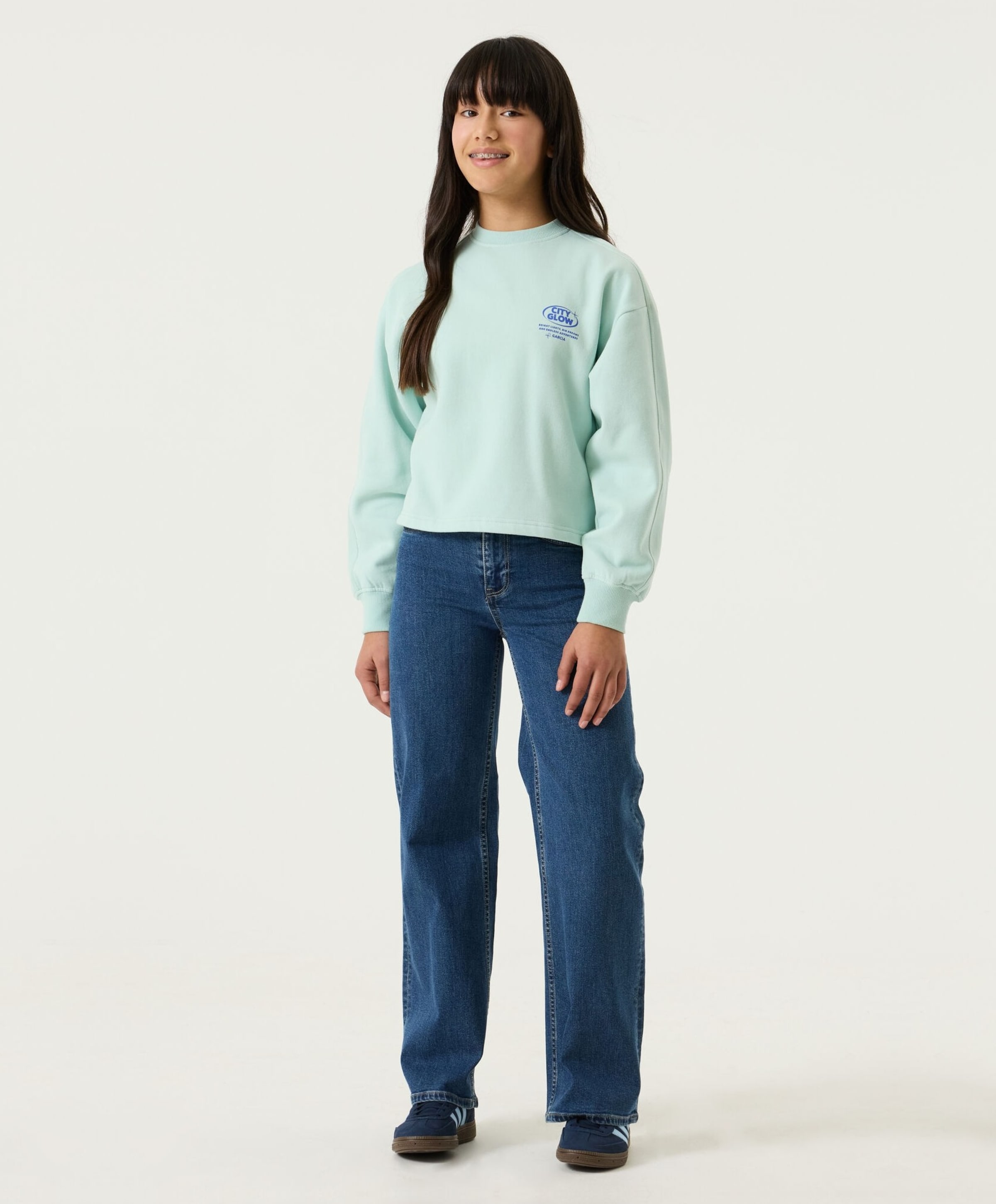 Garcia Meisjes sweater groen