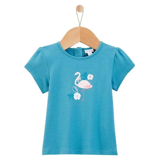 T-shirt manches courtes Jardin Extraordinaire   Vert        de               P'tit bisou