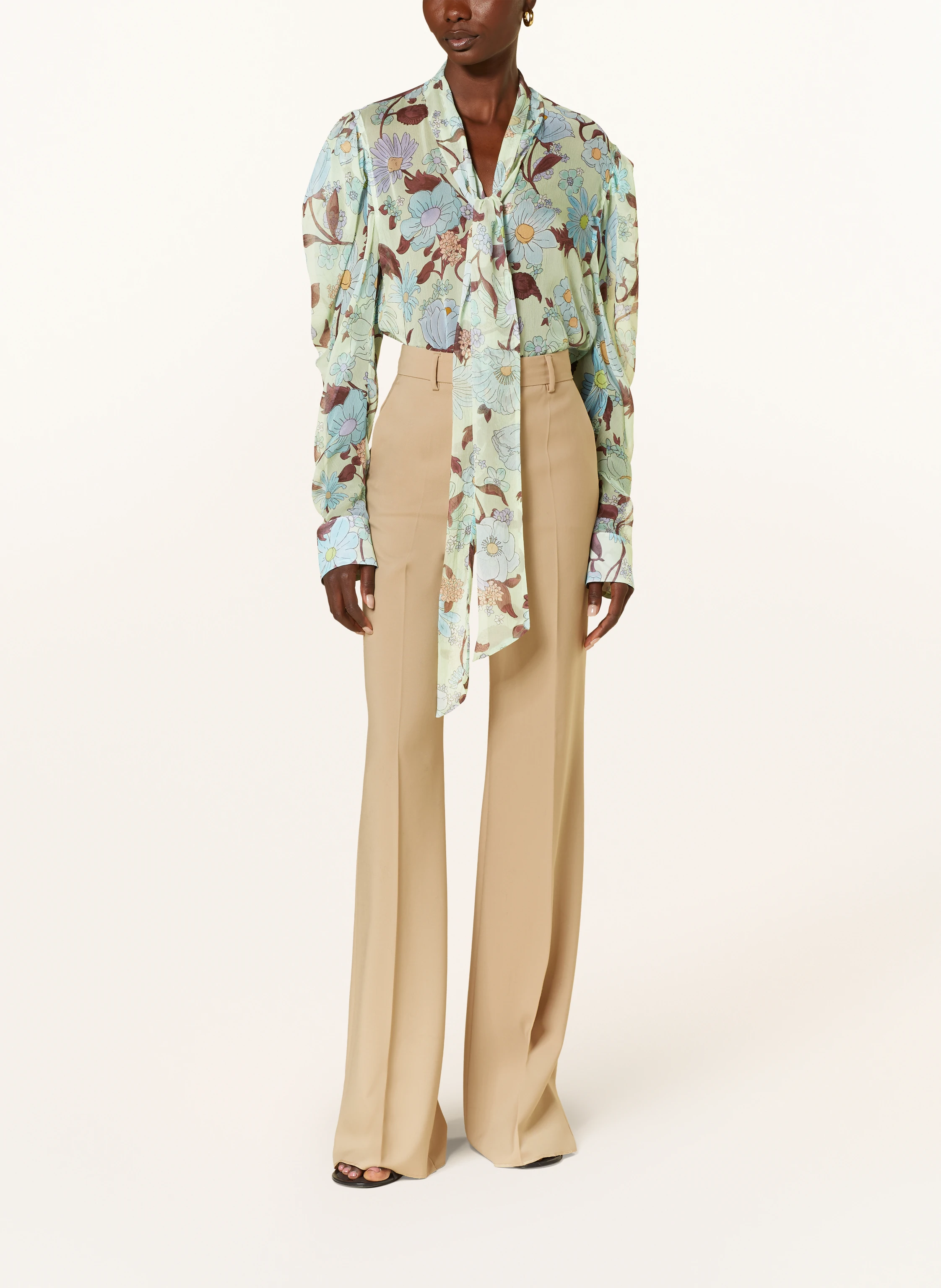 STELLA McCARTNEY Schluppenbluse aus Seide