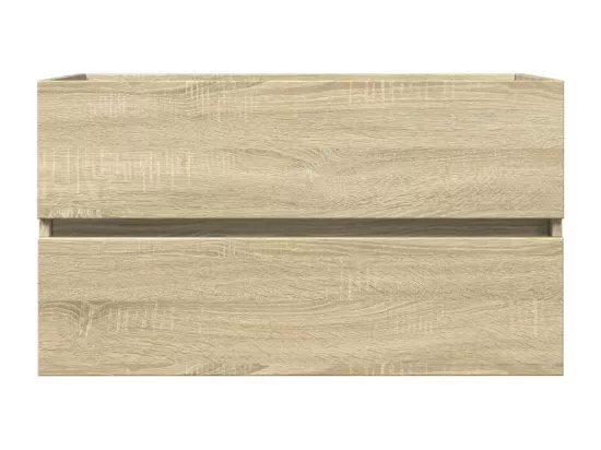 Armoire d'évier chêne sonoma 80x38,5x45 cm Bois d'ingénierie