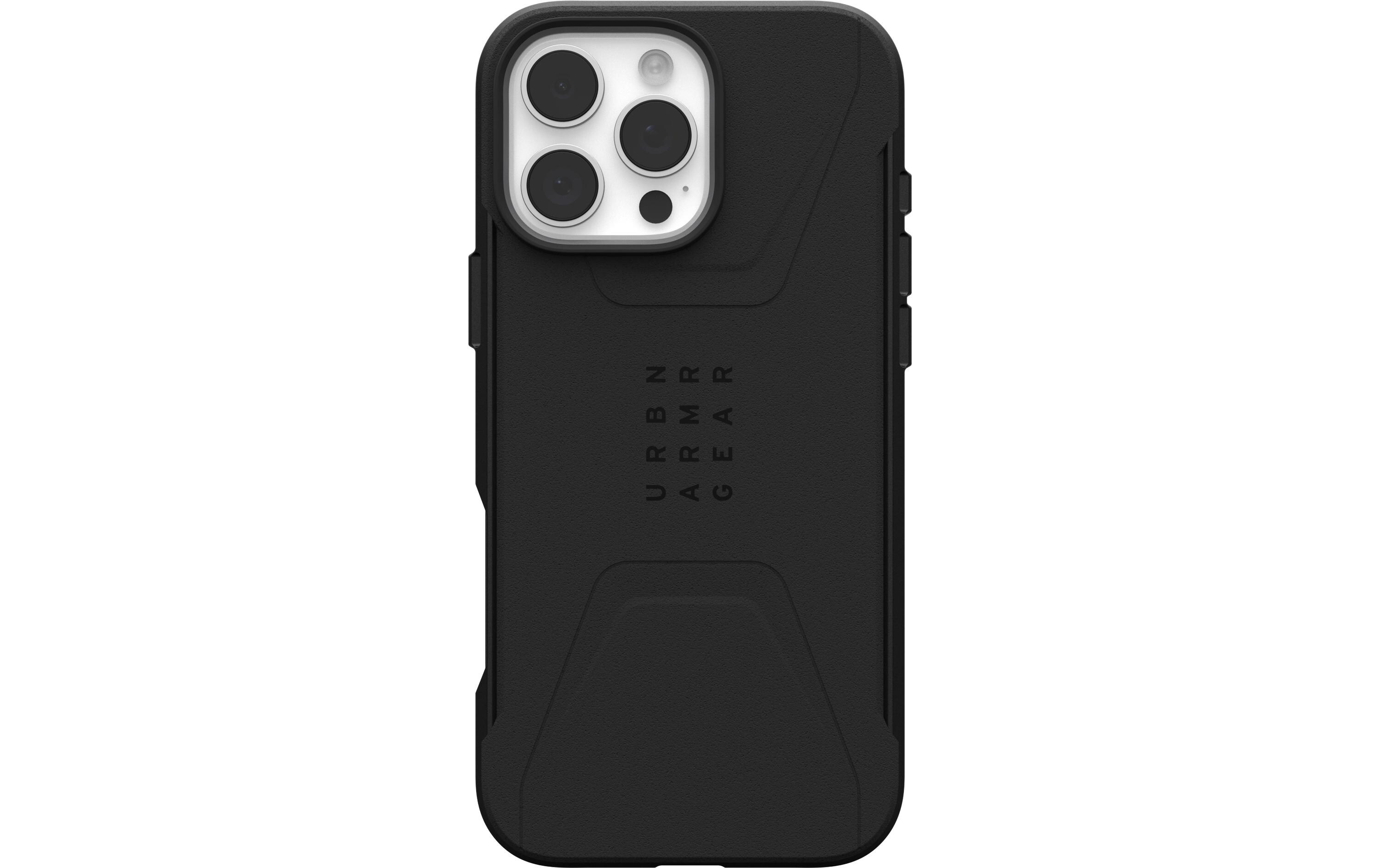 Back Cover Civilian Case iPhone 16 Pro Max BlackSchutzhülle für das Apple iPhone 16 Pro Max