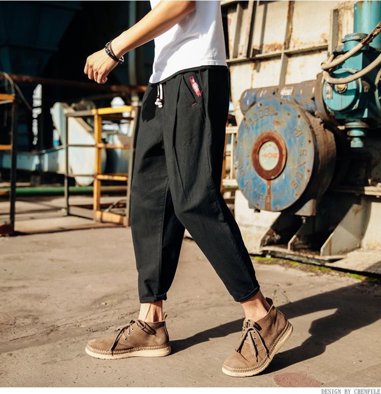Ninine - Effen cropped harembroek