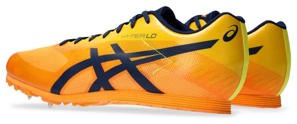 Chaussures d'Athlétisme Asics Hyper LD 6 Orange/Bleu Unisexe