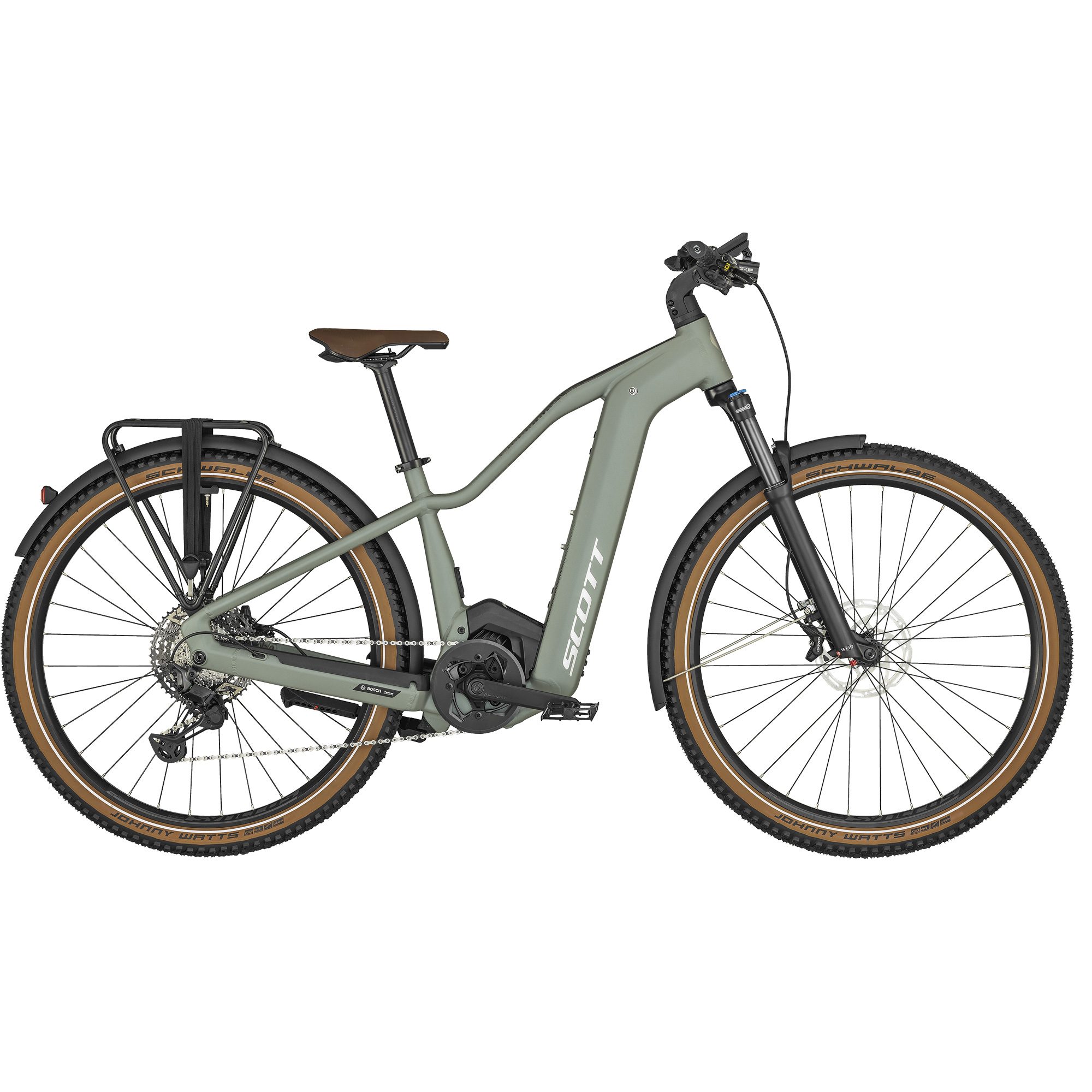 Scott Axis eRIDE 10 Lady E-MTB Hardtail highland green