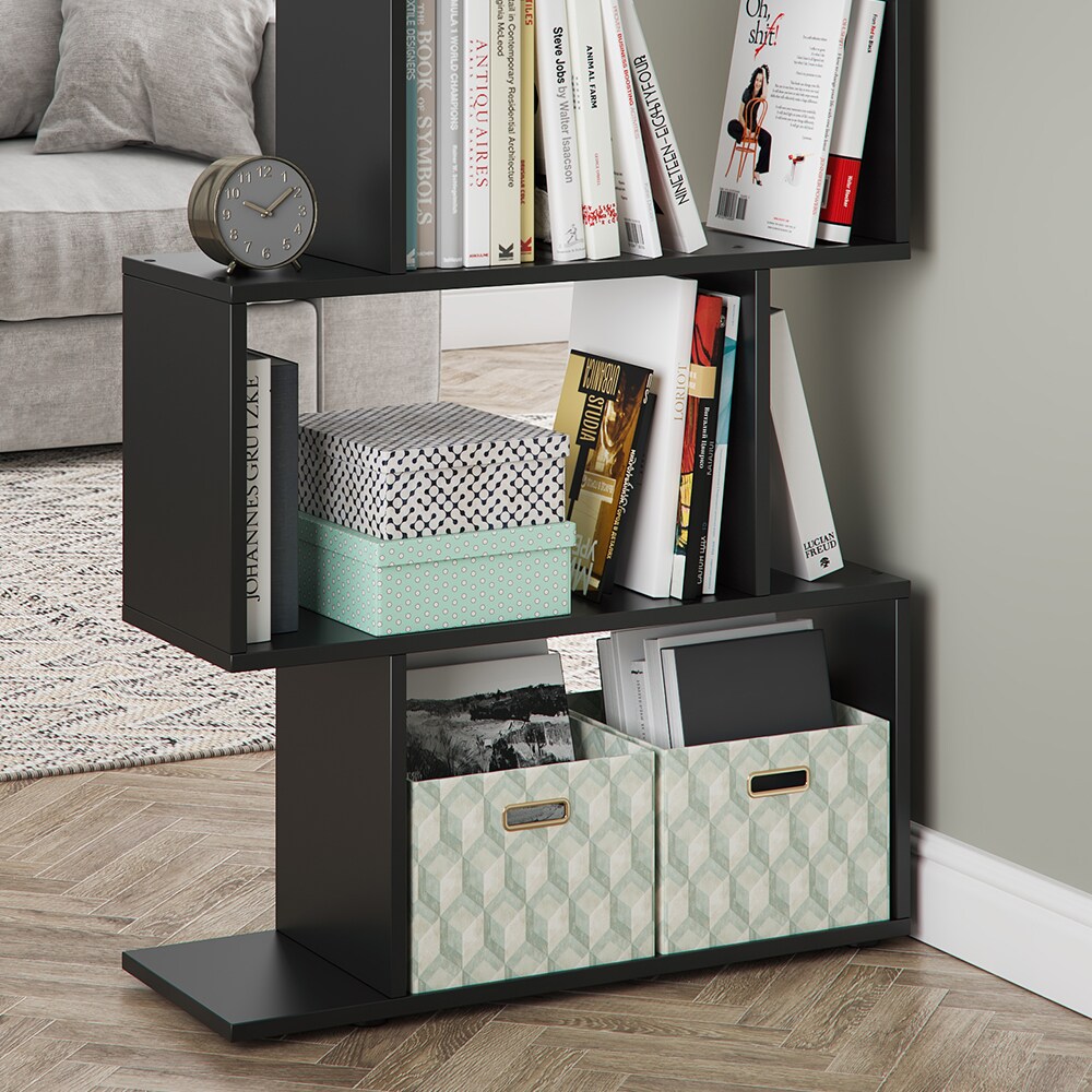 VICCO Raumteiler LEVIO Regal Bücherregal Standregal Hochregal Wandregal Schwarz