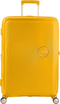 American Tourister Soundbox Spinner Koffert 35.5L, Golden Yellow