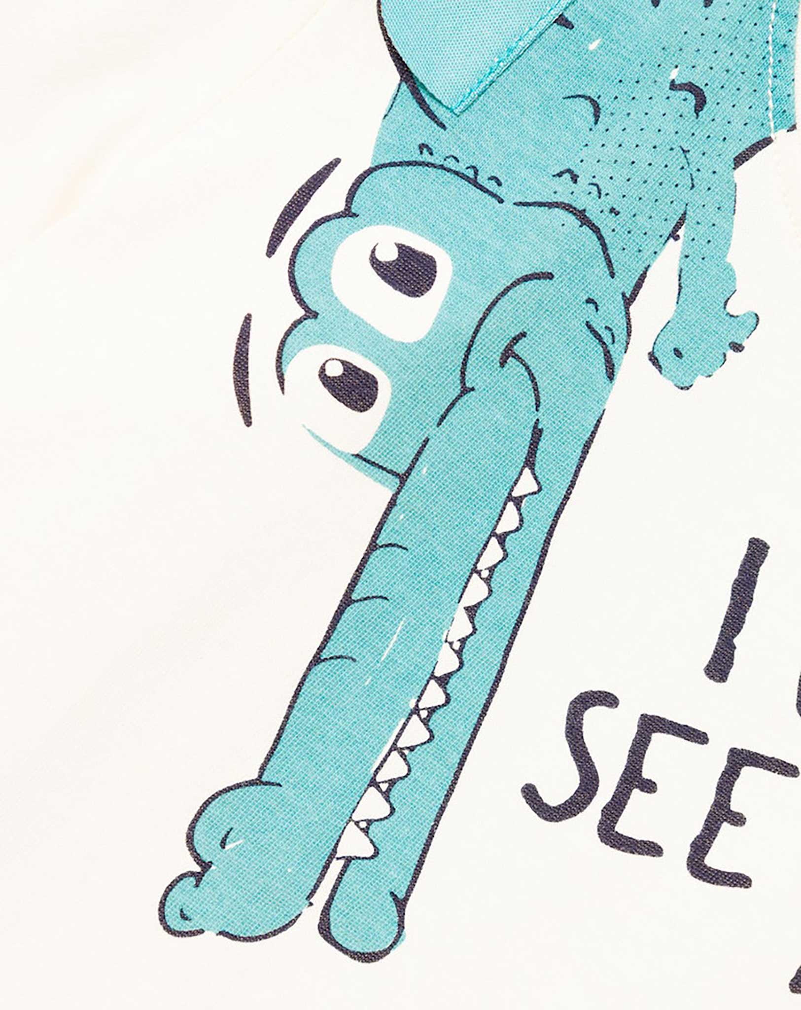 T-Shirt NMMDANTE SEE YOU in jet stream