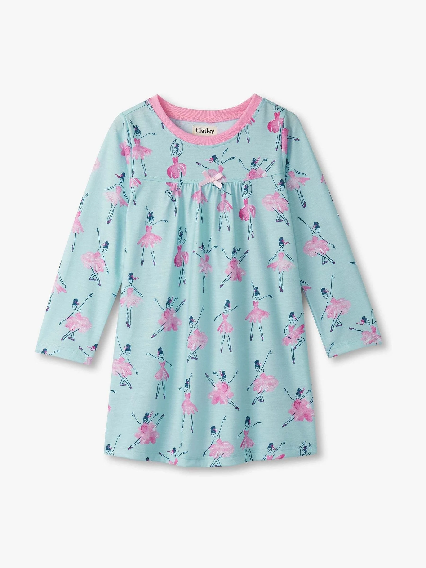 Hatley Blue Ballet School Long Sleeve Nightdress