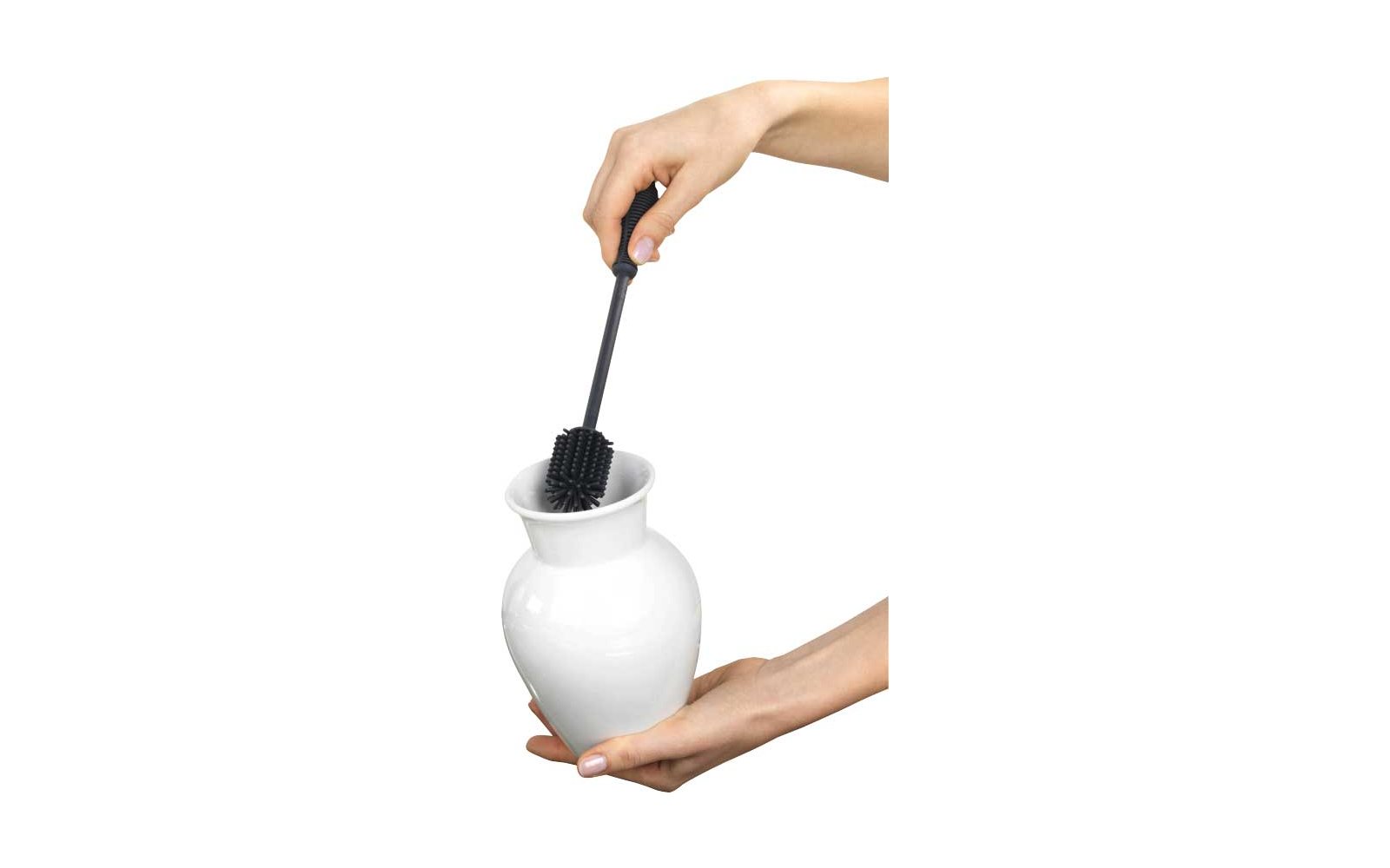 Wenko Silikon Spülbürste 25 cm grau