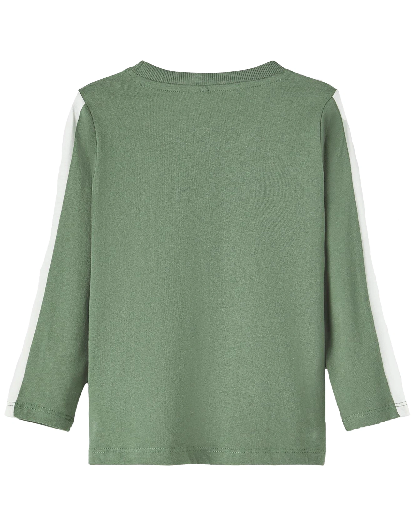 Langarmshirt NMMTRULLE SPINOZAUR in duck green