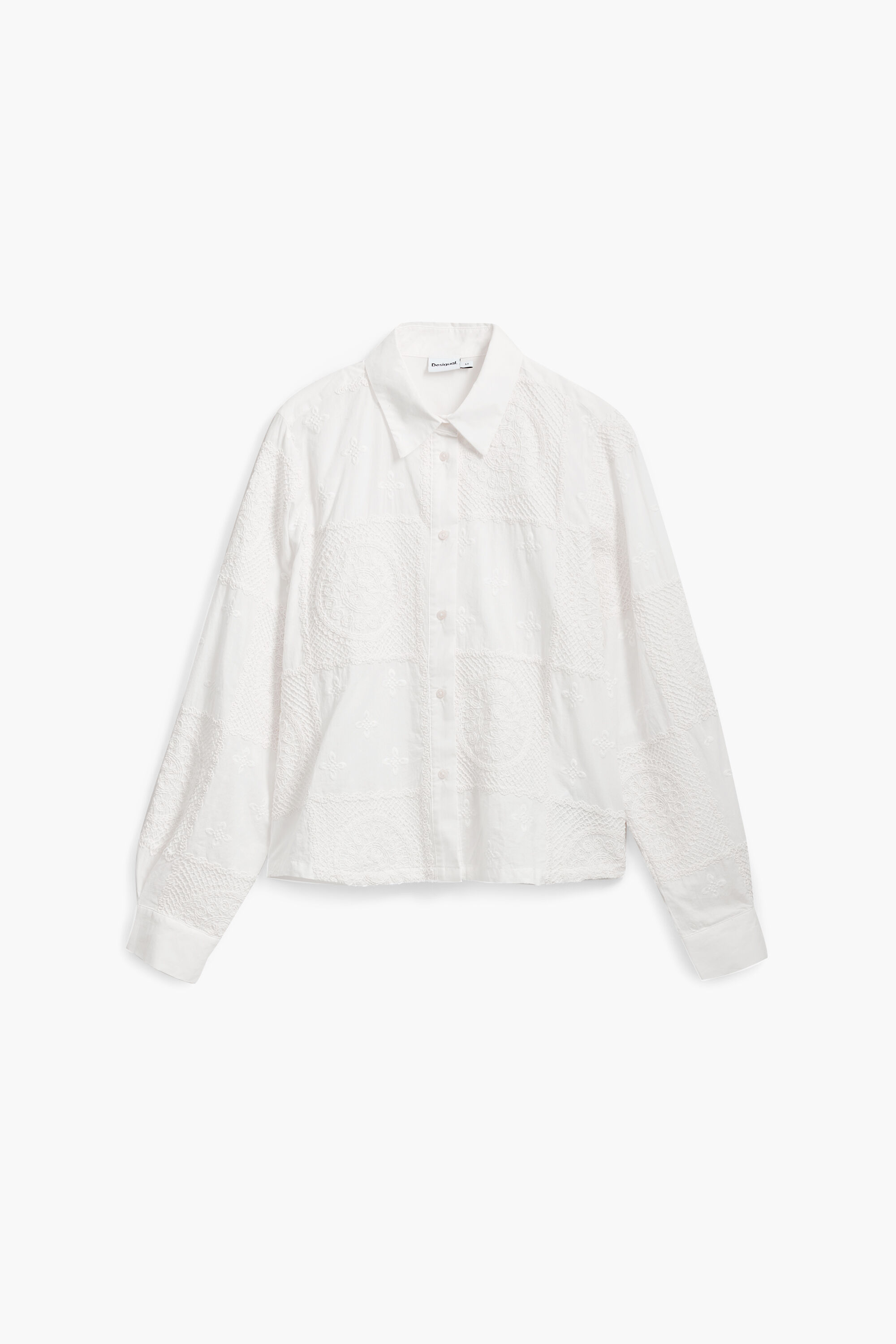 Camisa lisa bordada
