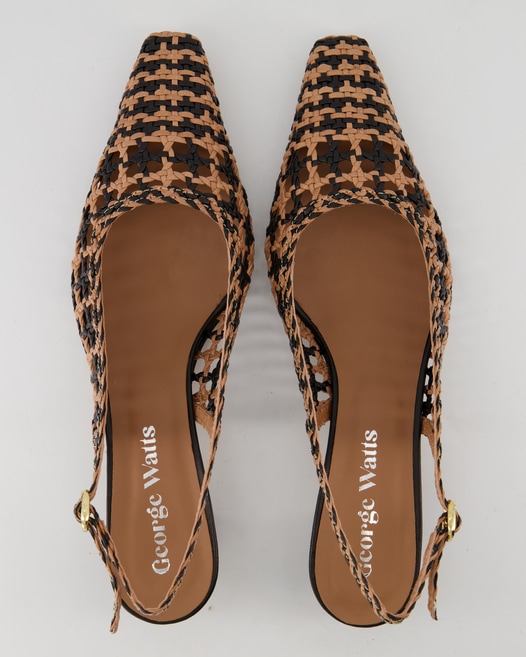 George Watts G9510 Slingpumps in Mehrfarbig