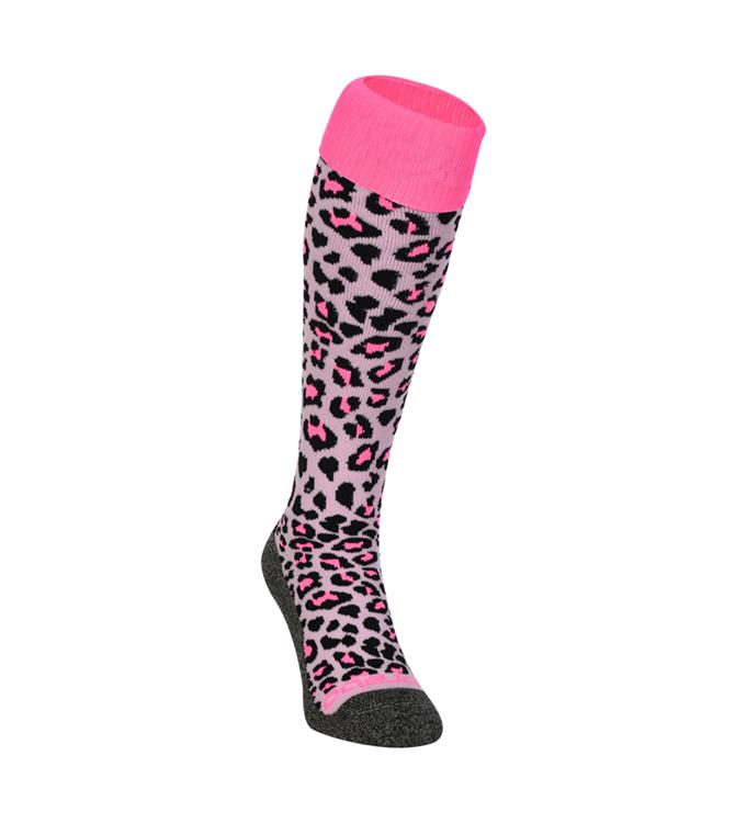 Brabo BC8450B Cheetah Soft Pink Hockeysokken