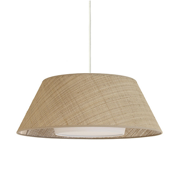 Suspension Anteo rattan ecru naturel
