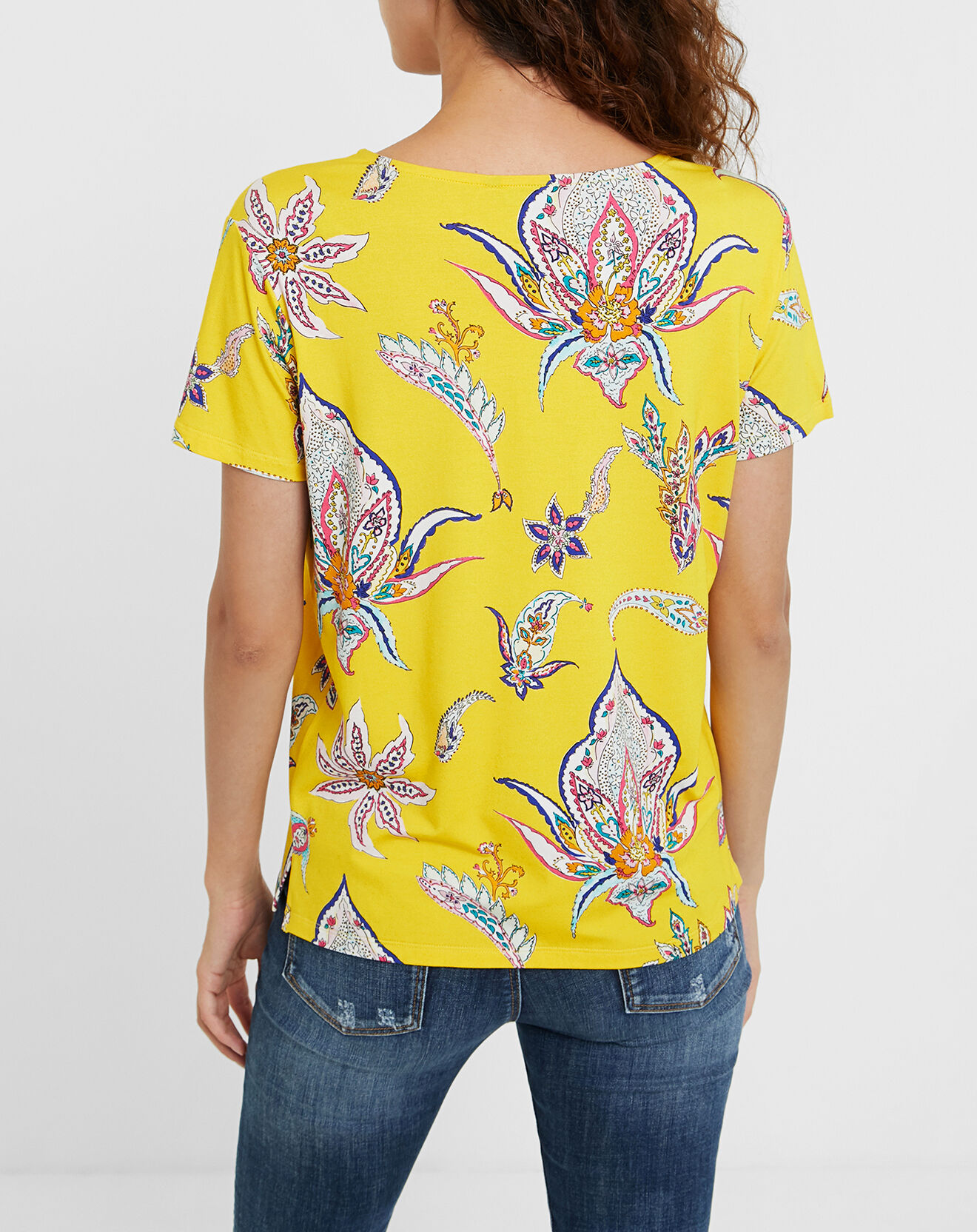 Desigual T-Shirt Lemark jaune