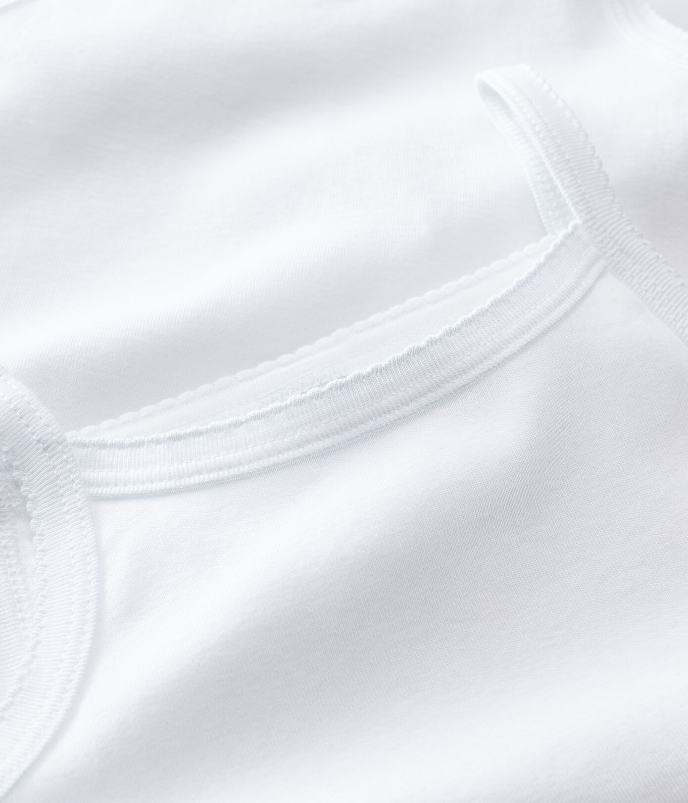 Lot de 2 chemises à bretelles blanches petite fille