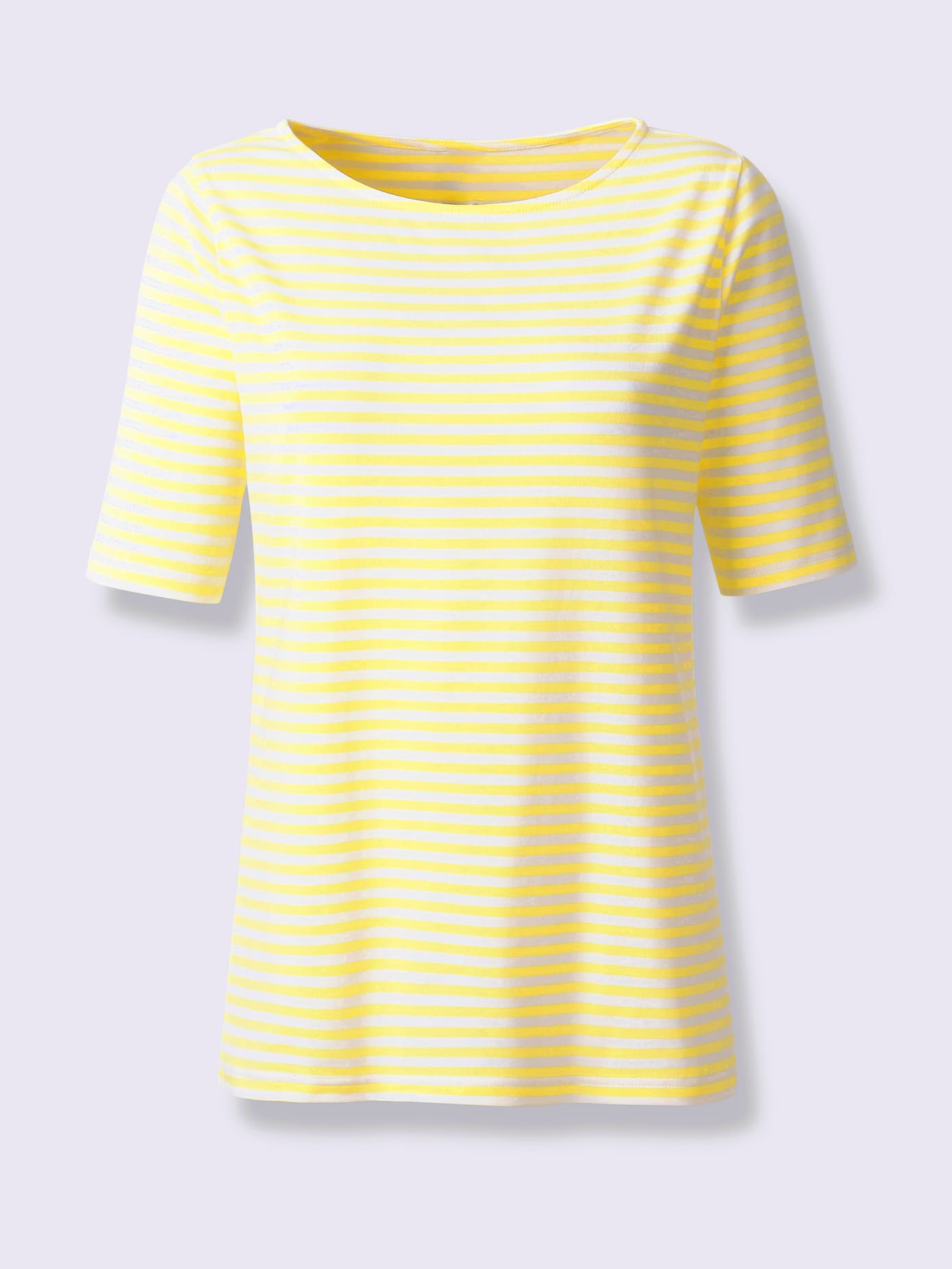 T-shirt séduisant motif à rayures