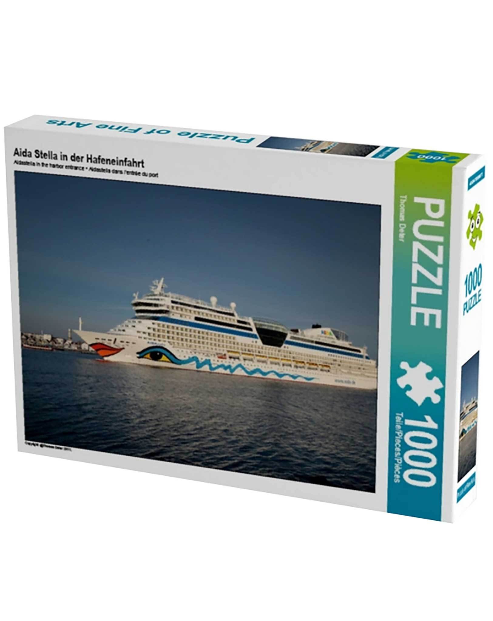 Aida Stella in der Hafeneinfahrt (Puzzle)