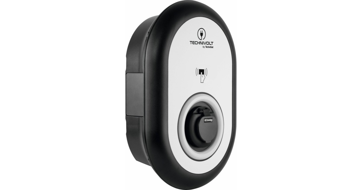 TechniSatTECHNIVOLT 100                11 KW laadpaal  (Zwart/wit, 11 kW, RFID)