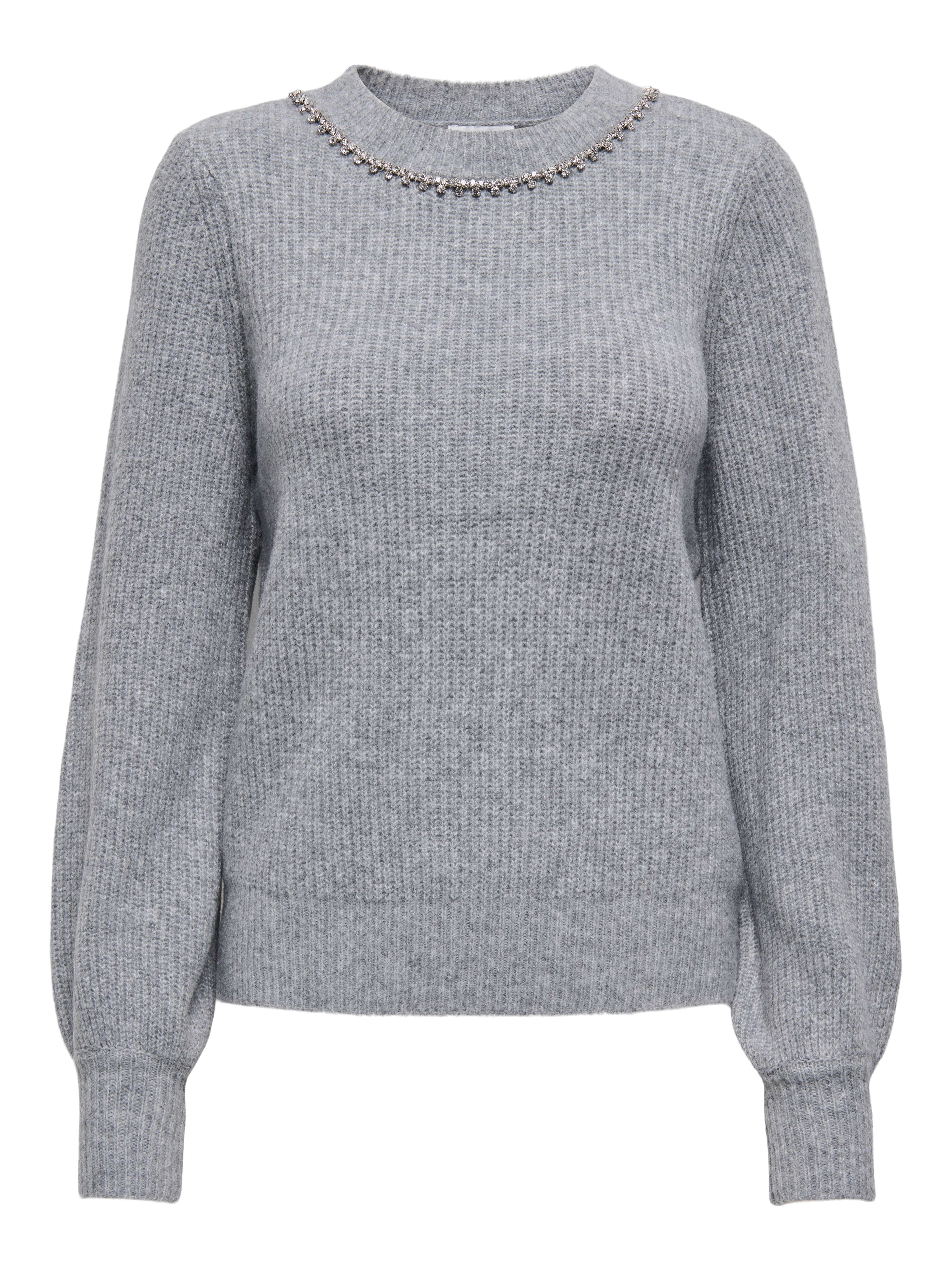 ONLGAIDA Strickpullover Medium Grey Melange