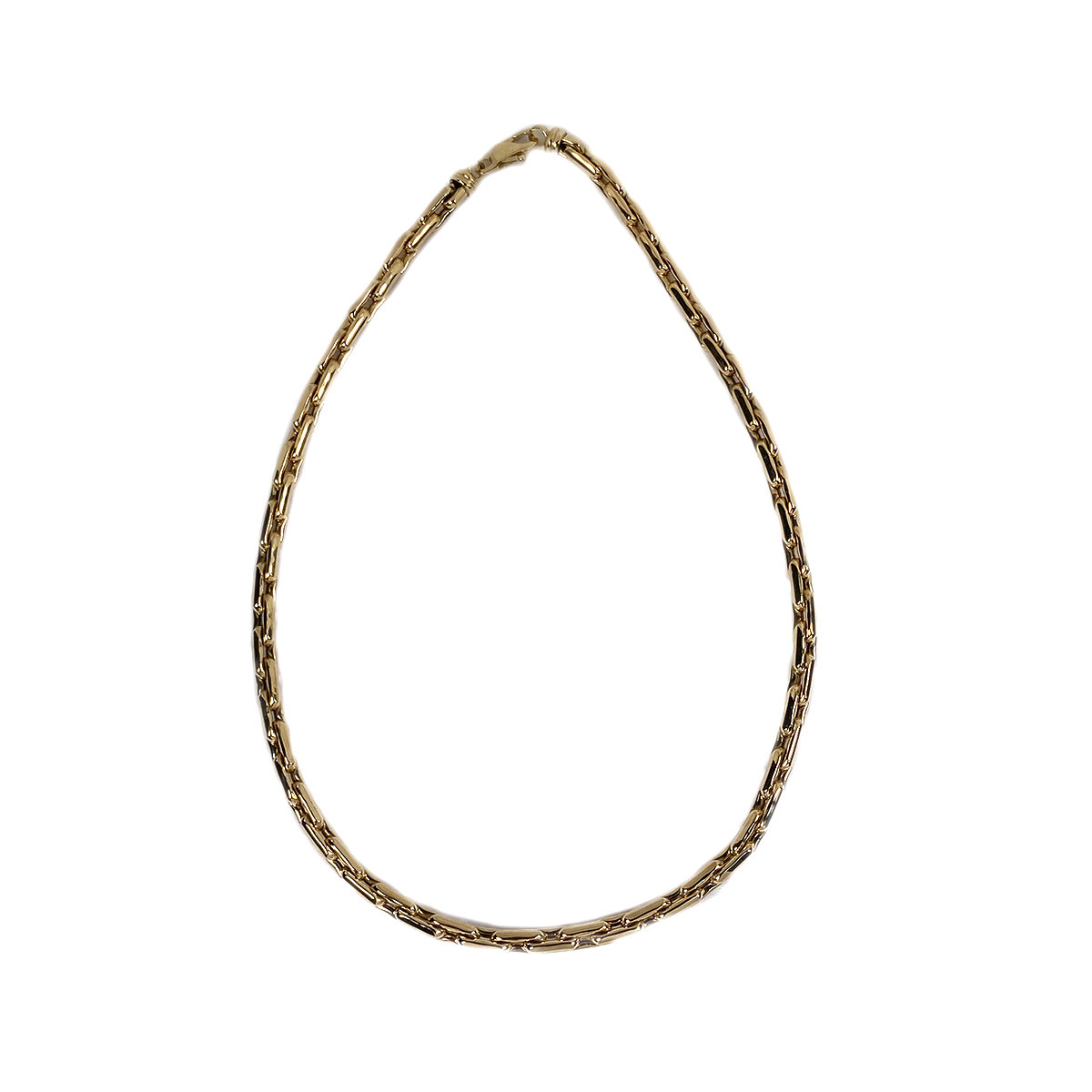 Collier d'occasion or 750 jaune maille fantaisie 51 cm