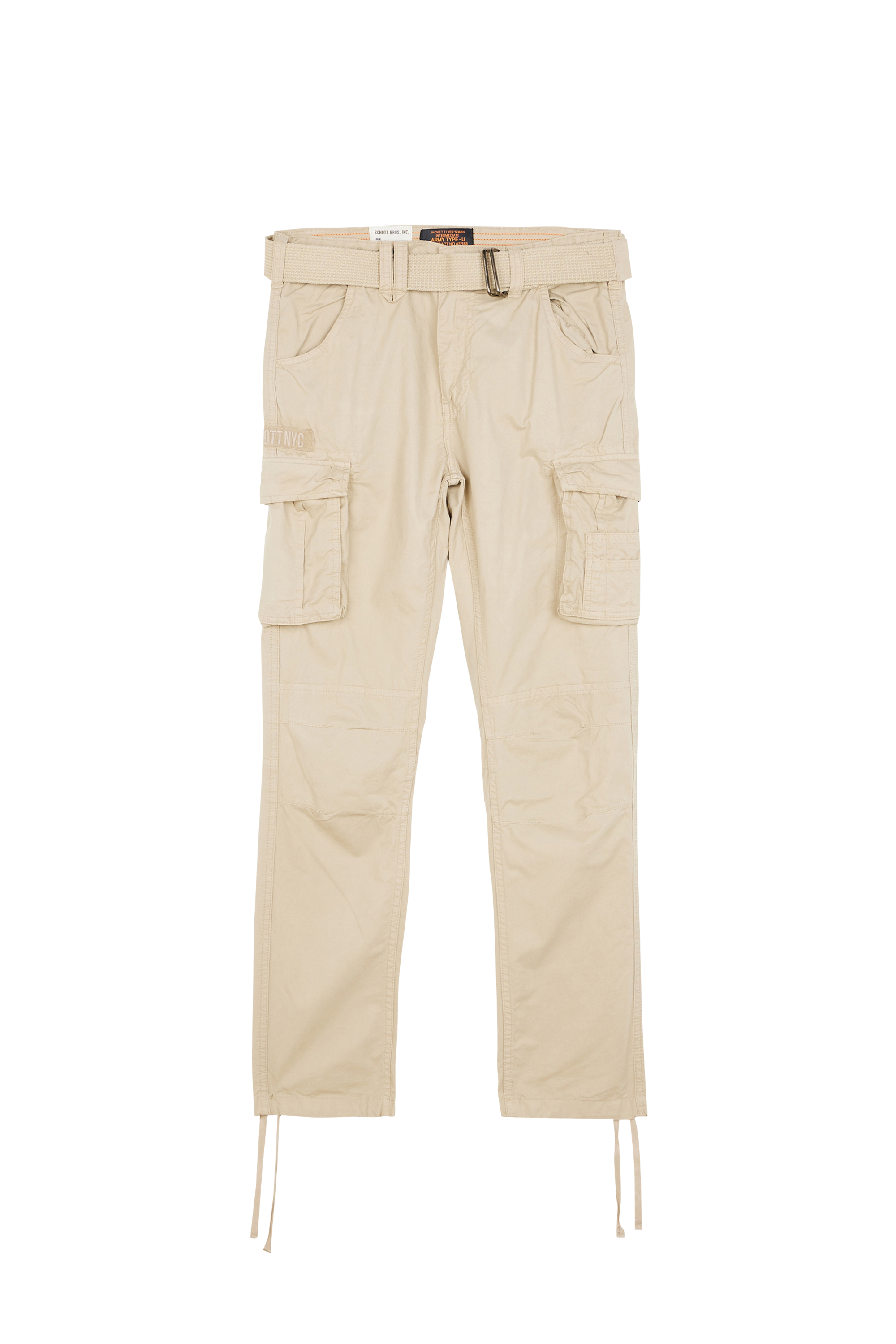 SCHOTT Short PANTALON ARMY CEINTURE SCHOTT Beige