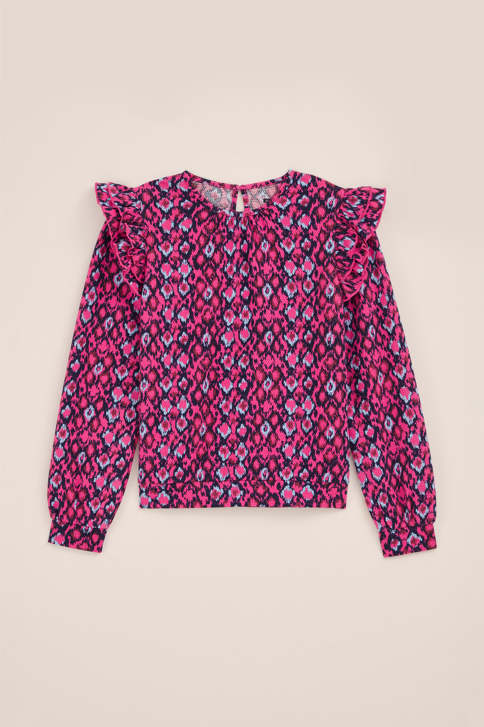 Meisjes T-shirt met dessin WE Fashion Felroze