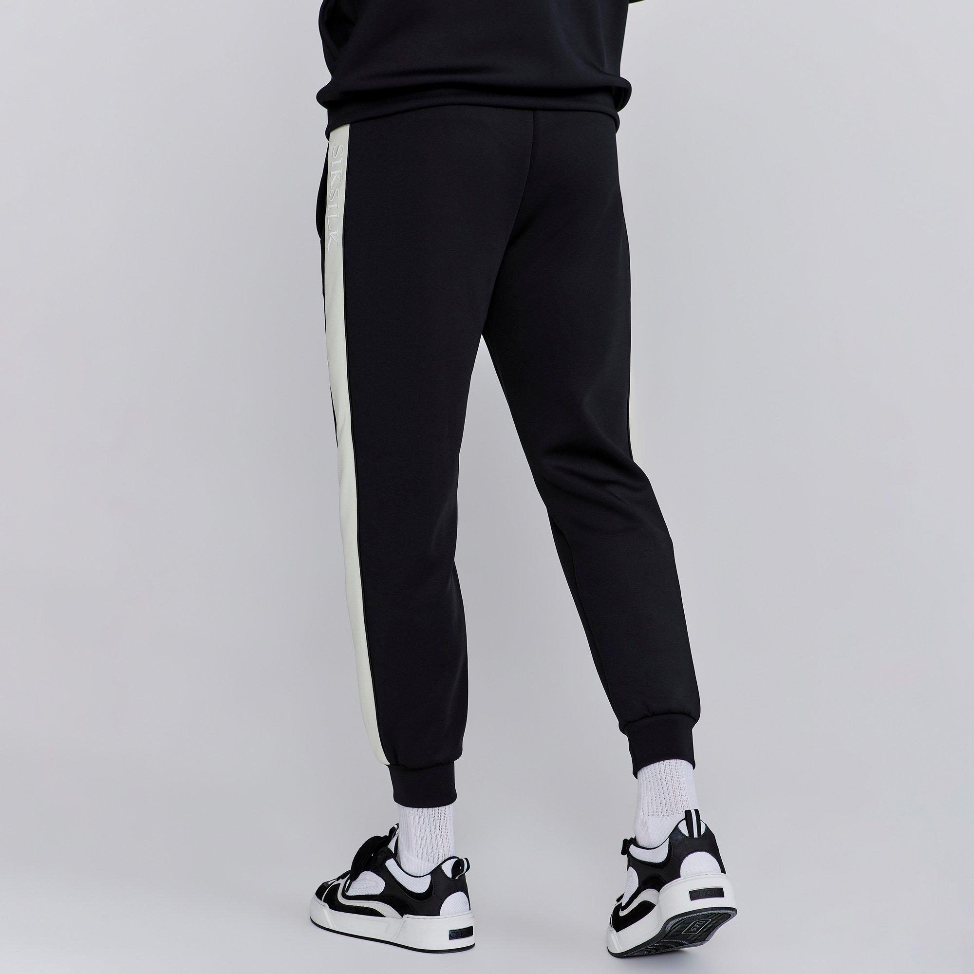 SikSilk Crest Jogging Bottoms Mens