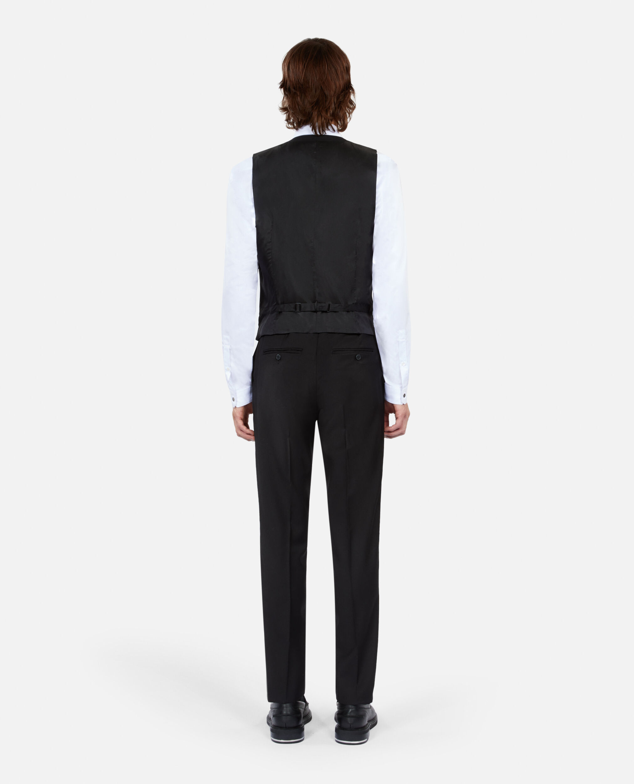 Gilet de costume en laine noir