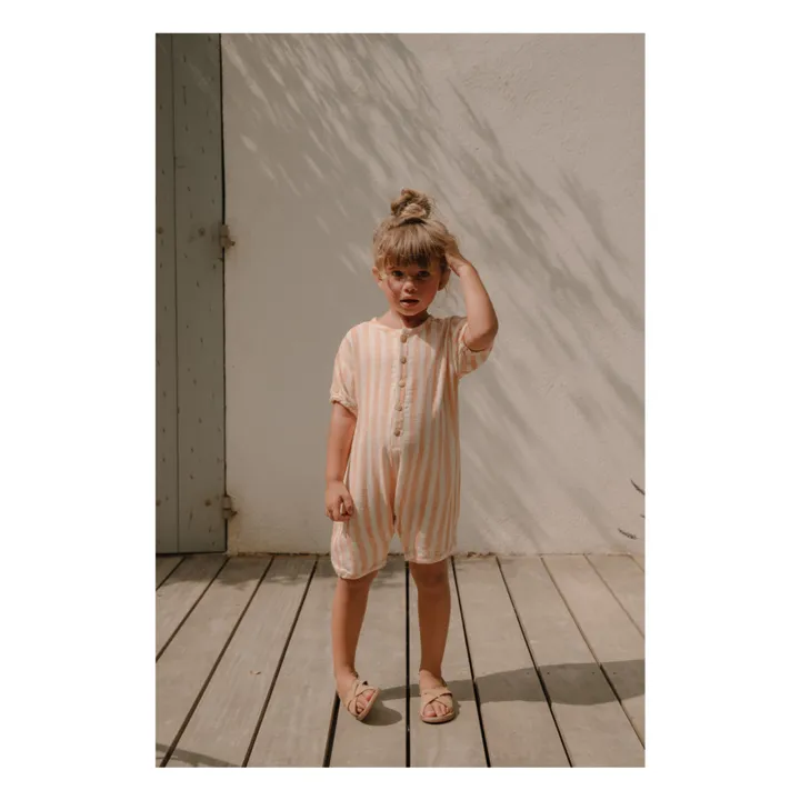 Studio Bohème Combishort Bebecito Rayée | Rose