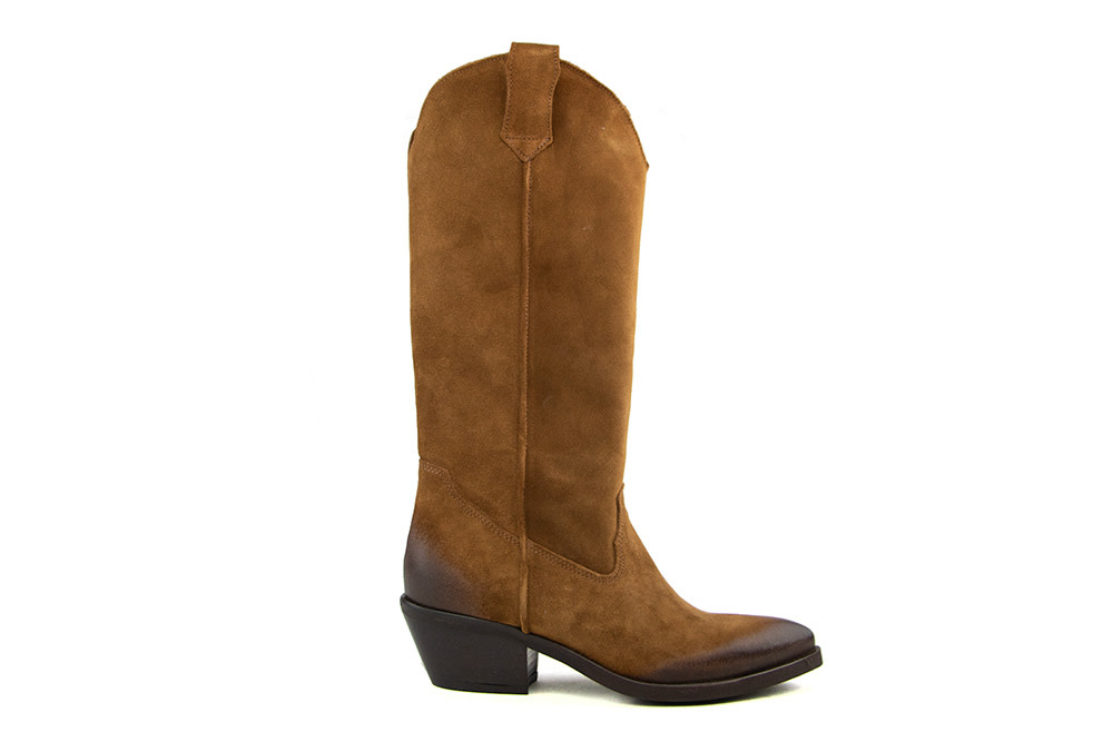 Lazamani Western Boot High Cognac
