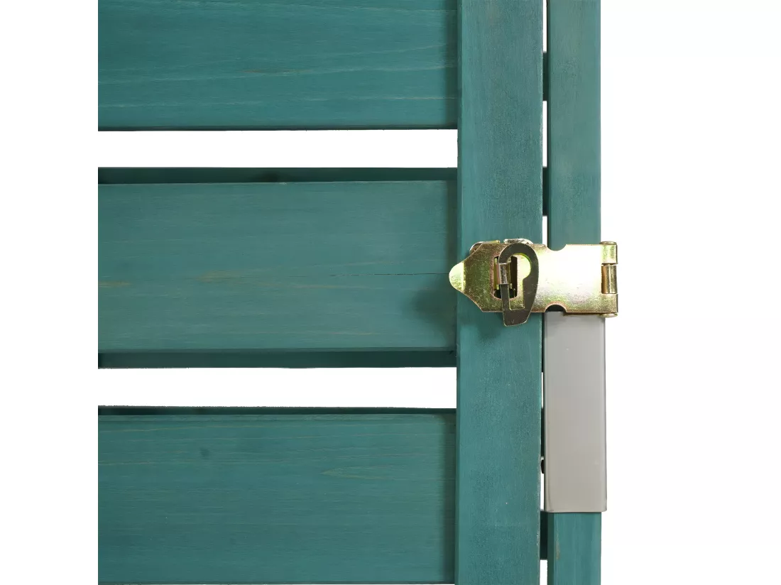 Cache-poubelle MCW-H62 pour 3/6 poubelles, vert foncé