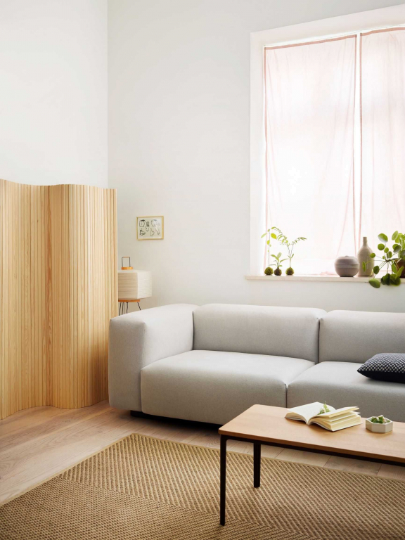 Vitra Plate salontafel 71x71 wit marmer, onderstel wit