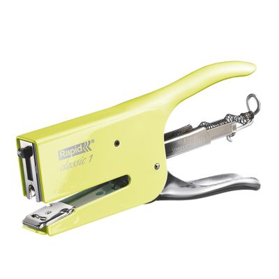 Rapid - Pince Agrafeuse Classic K1 - capacité de 50 feuilles - agrafes 26/6 ou 26/8+ - Jaune