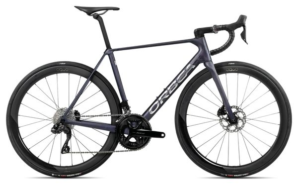 Vélo de Route Orbea Orca M30iLTD PWR Shimano 105 Di2 12V 700 mm Bleu Violet Tanzanite Carbon Raw 2025