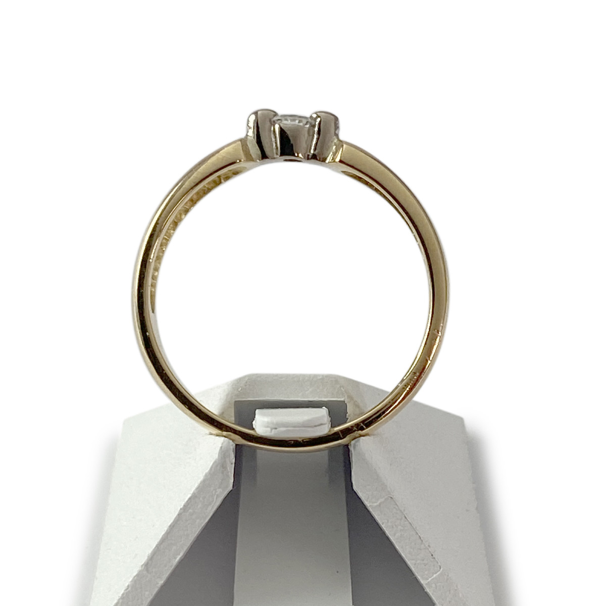 Bague d'occasion or 750 jaune diamant