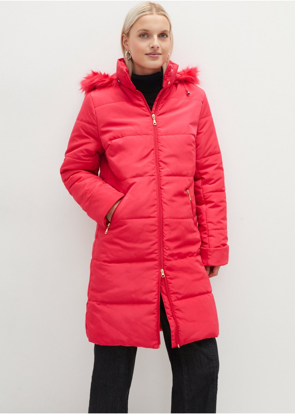 Manteau matelassé avec synthétique