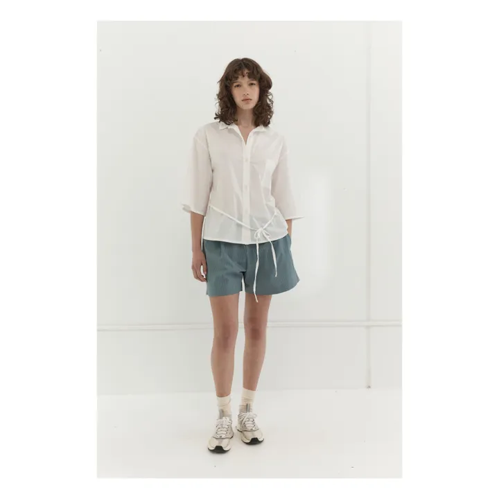Deiji Studios Set Double Loop Coton Bio | Blanc