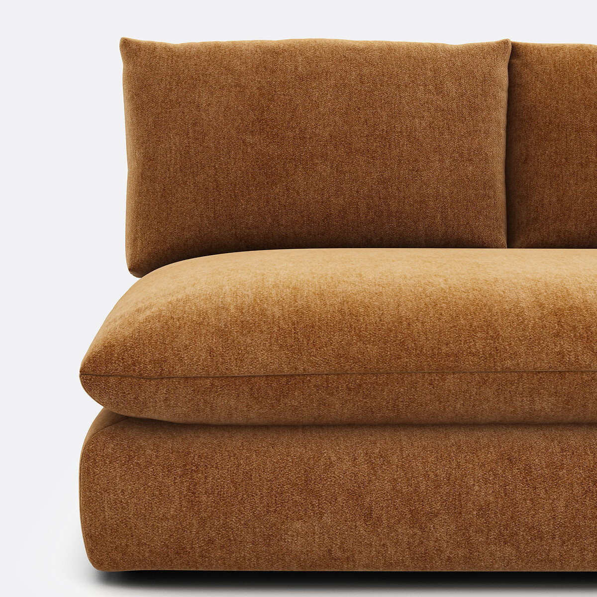 LA REDOUTE INTERIEURS<br>Sofá modular de 2 lugares. poliéster manchado, Malo