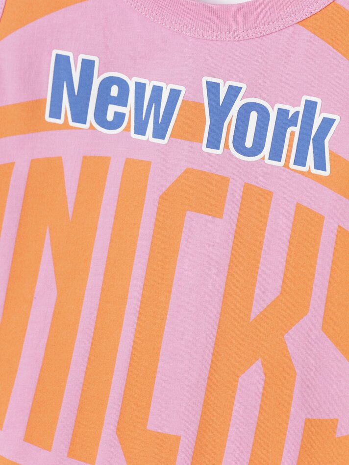 Camiseta New York Knicks NBA - Rosa Chiclete