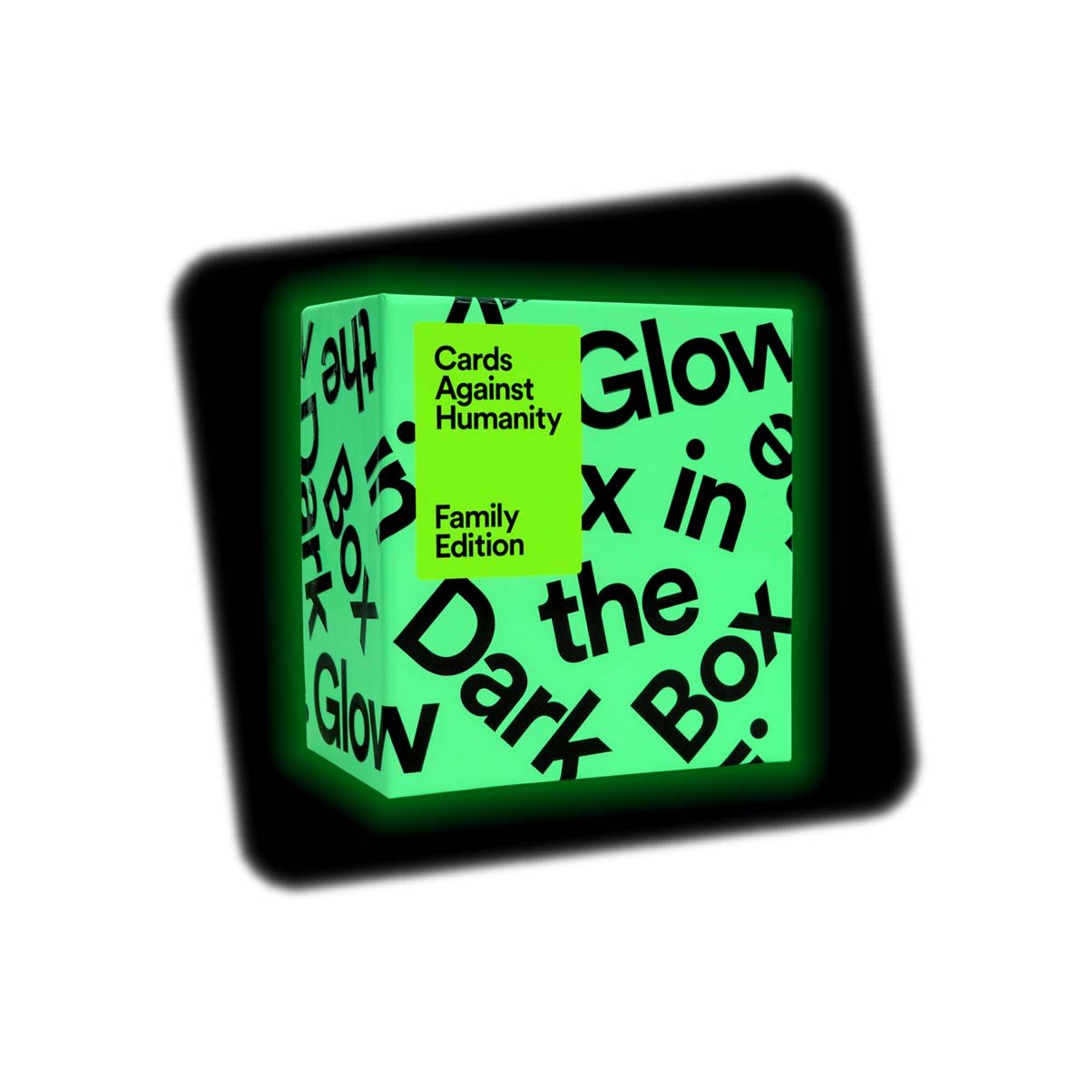 Cards Against Humanity Family Glow In The Dark Box